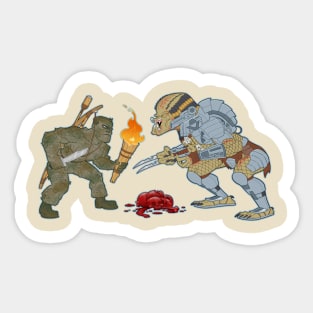 Dutch vs. Predator Sticker